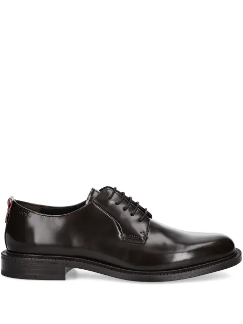 HUGO leather lace-up derby shoes