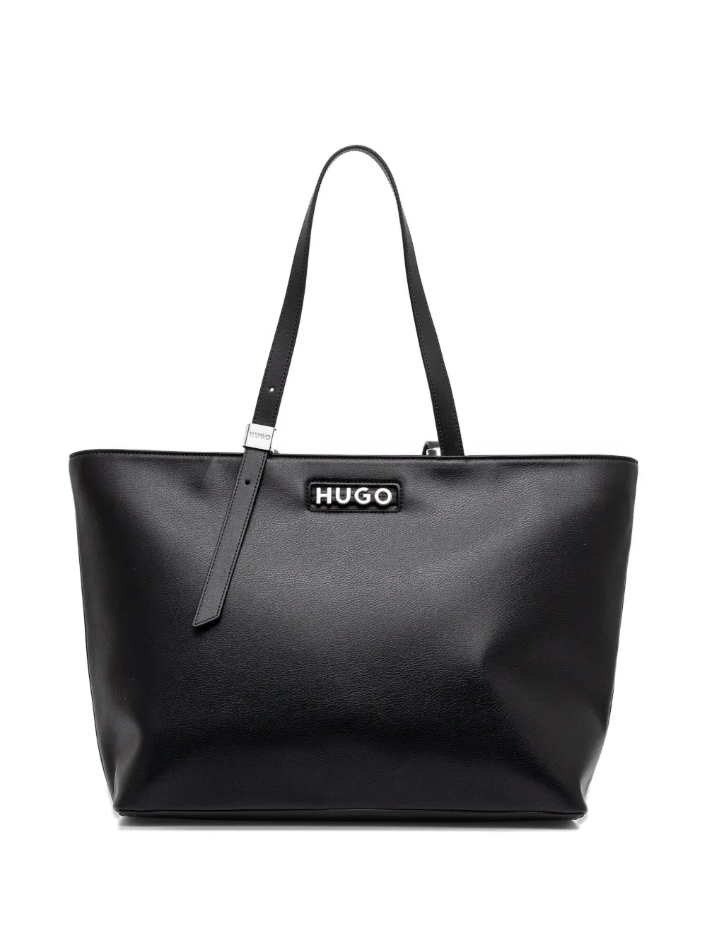 buckle-detail logo tote bag