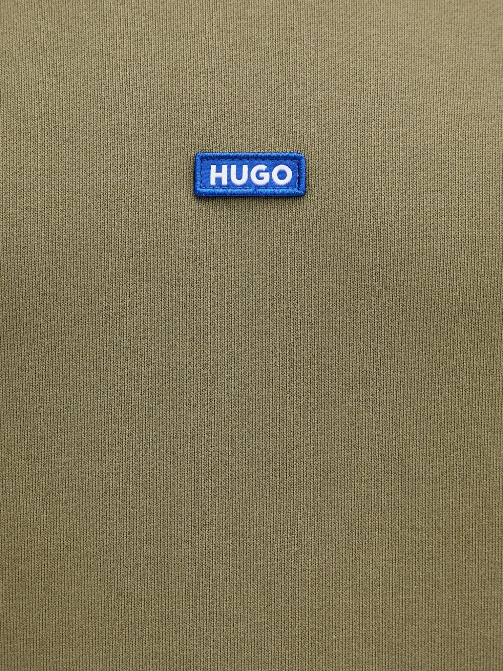 HUGO Hoodie met logo-applicatie Groen