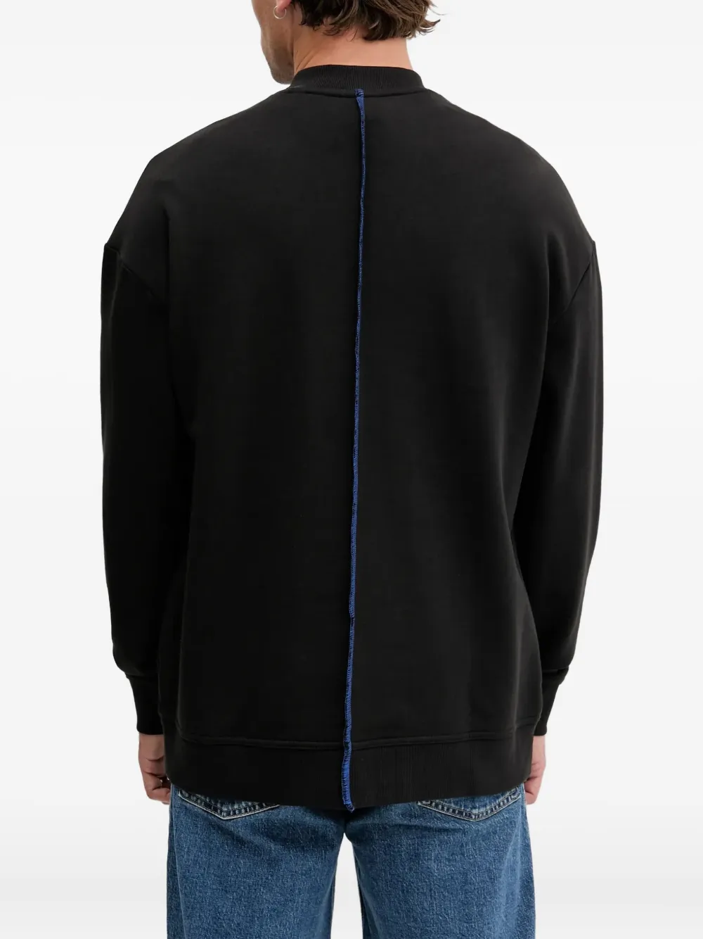 HUGO Sweater met print Zwart