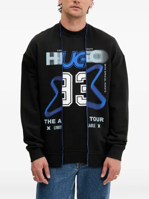HUGO graphic-print sweatshirt