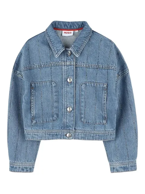 HUGO embellished denim jacket