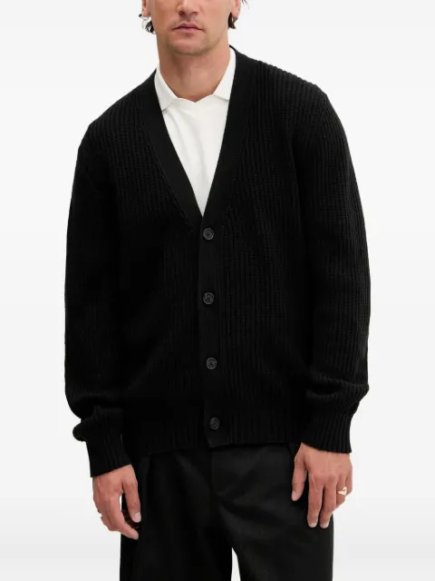 HUGO ribbed button cardigan