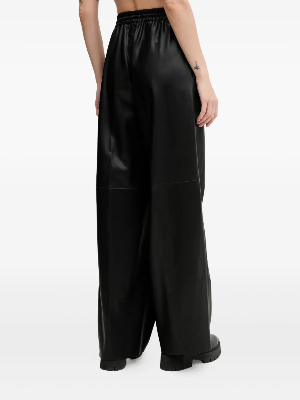 HUGO Broek met elastische taille Zwart