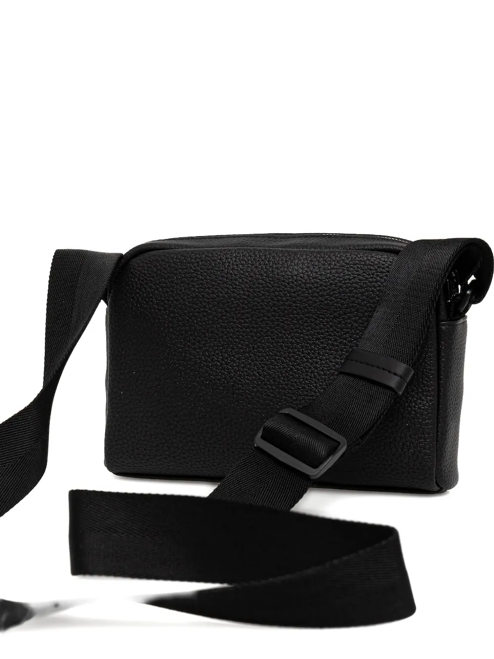 HUGO Quantic zip-fastening logo-plaque shoulder bag Zwart
