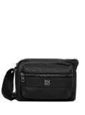 HUGO Quantic zip-fastening logo-plaque shoulder bag - Black