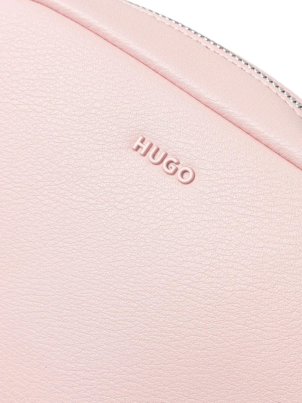 HUGO logo-plaque cross body bag Roze