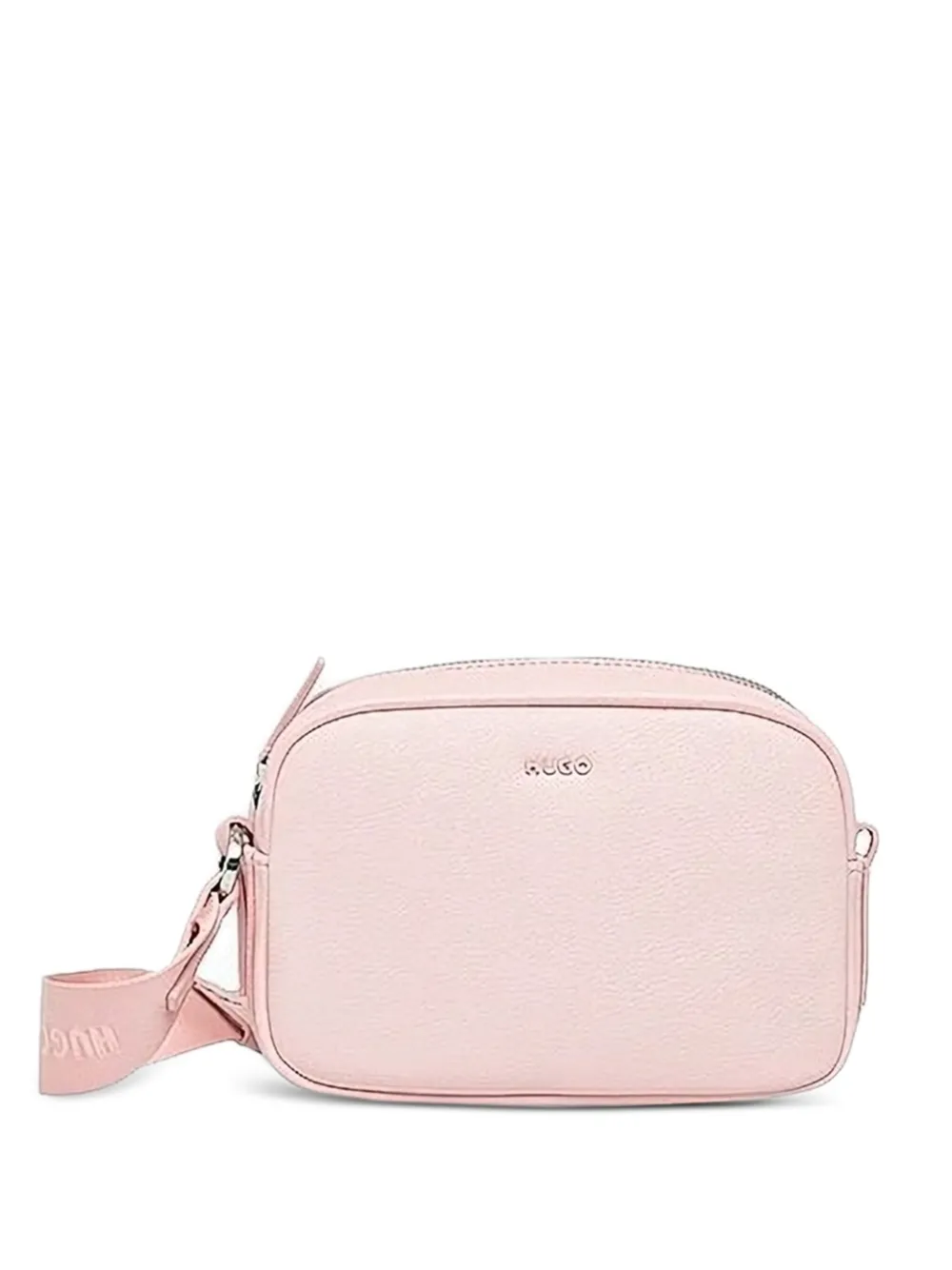 HUGO Crossbodytas met logoplakkaat | Roze | Image 1