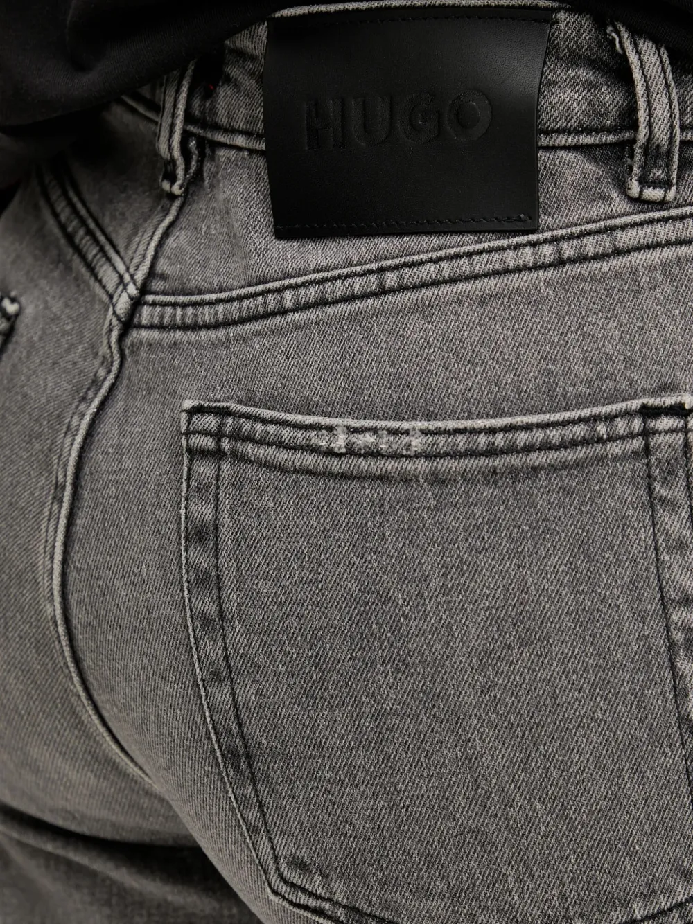 HUGO Jeans met logopatch Grijs