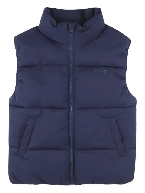 HUGO quilted zip-up vest