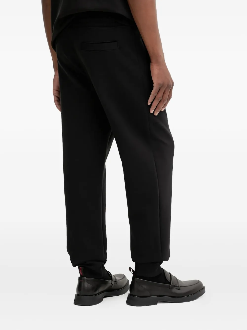 HUGO Joggingbroek met logopatch - Zwart