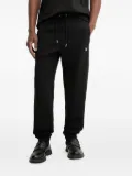 HUGO logo-patch joggers - Black