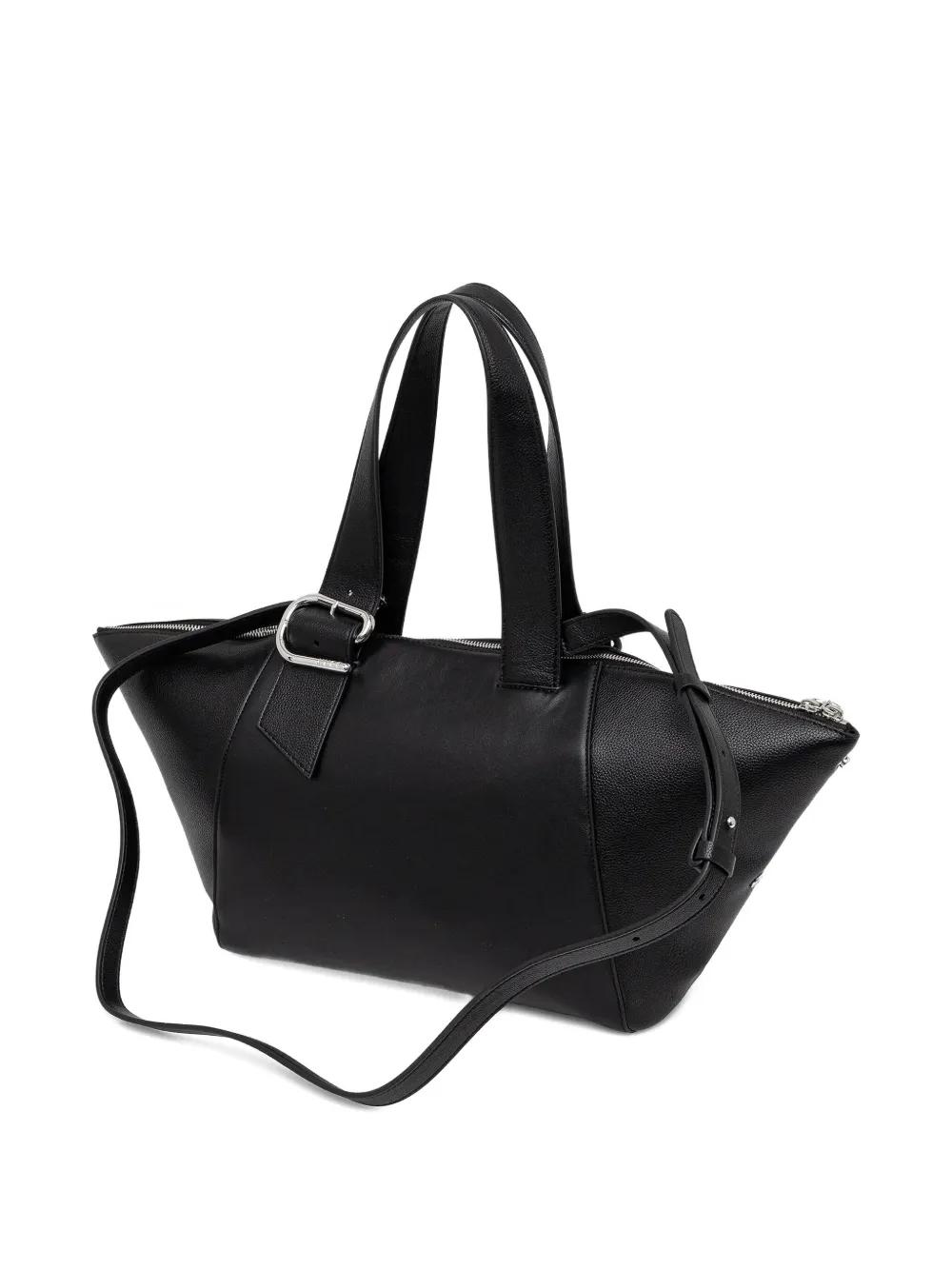 HUGO buckle-detail tote bag - Zwart