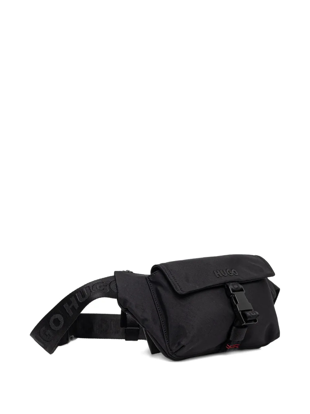 HUGO buckle-fastening logo belt bag - Zwart