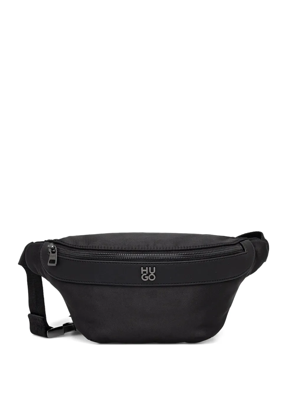 logo-plaque belt bag