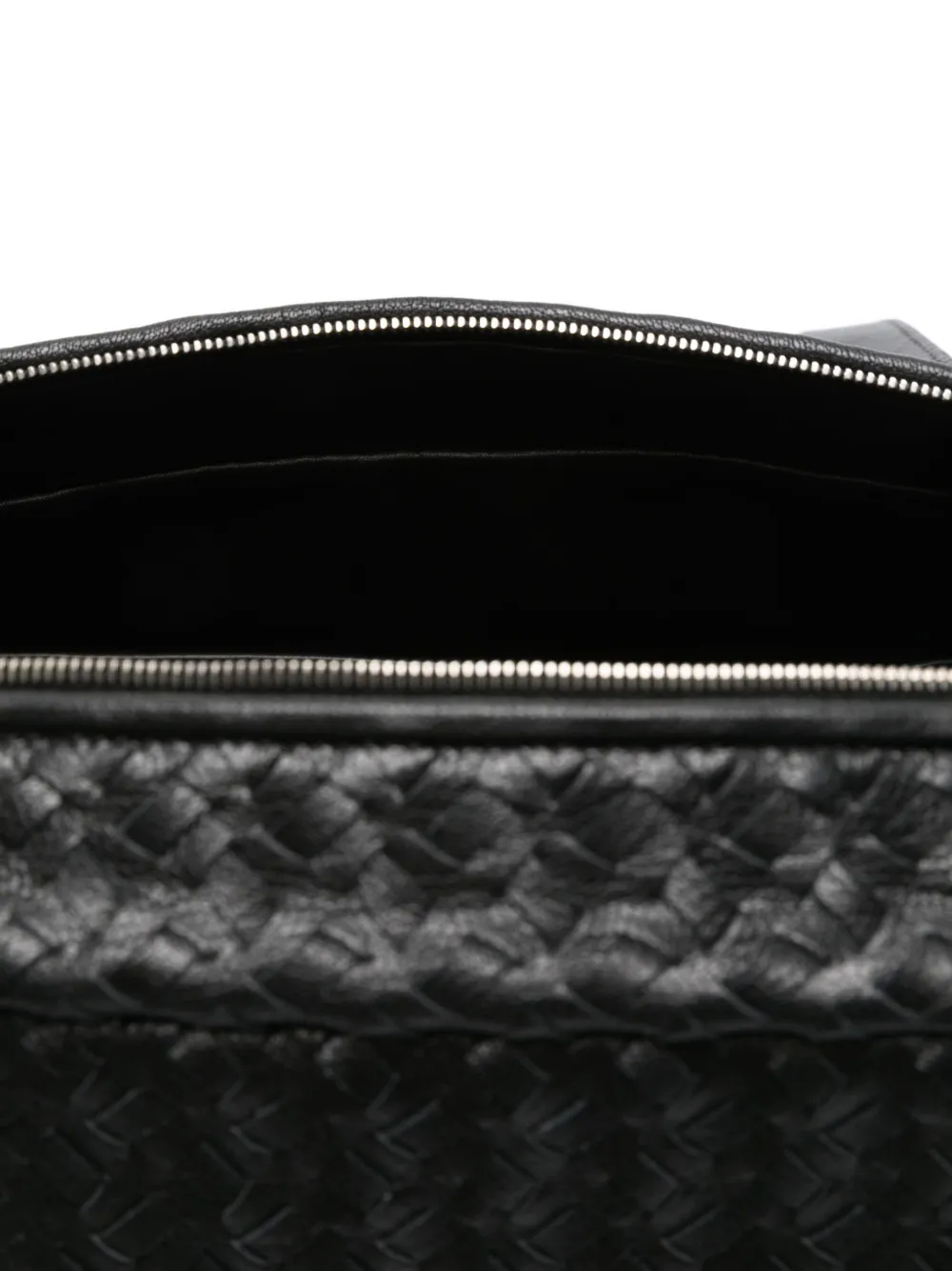 The Row Astra woven leather tote bag Zwart