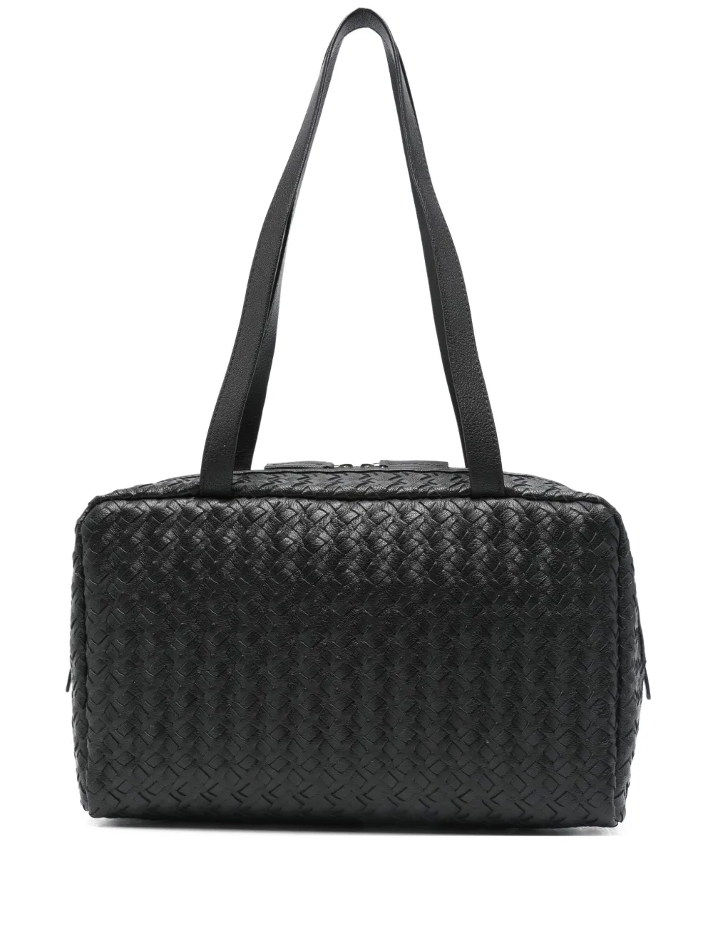 The Row Astra woven leather tote bag - ブラック The Row Astra woven leather tote bag - ブラック