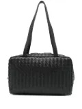 The Row Astra woven leather tote bag - Black