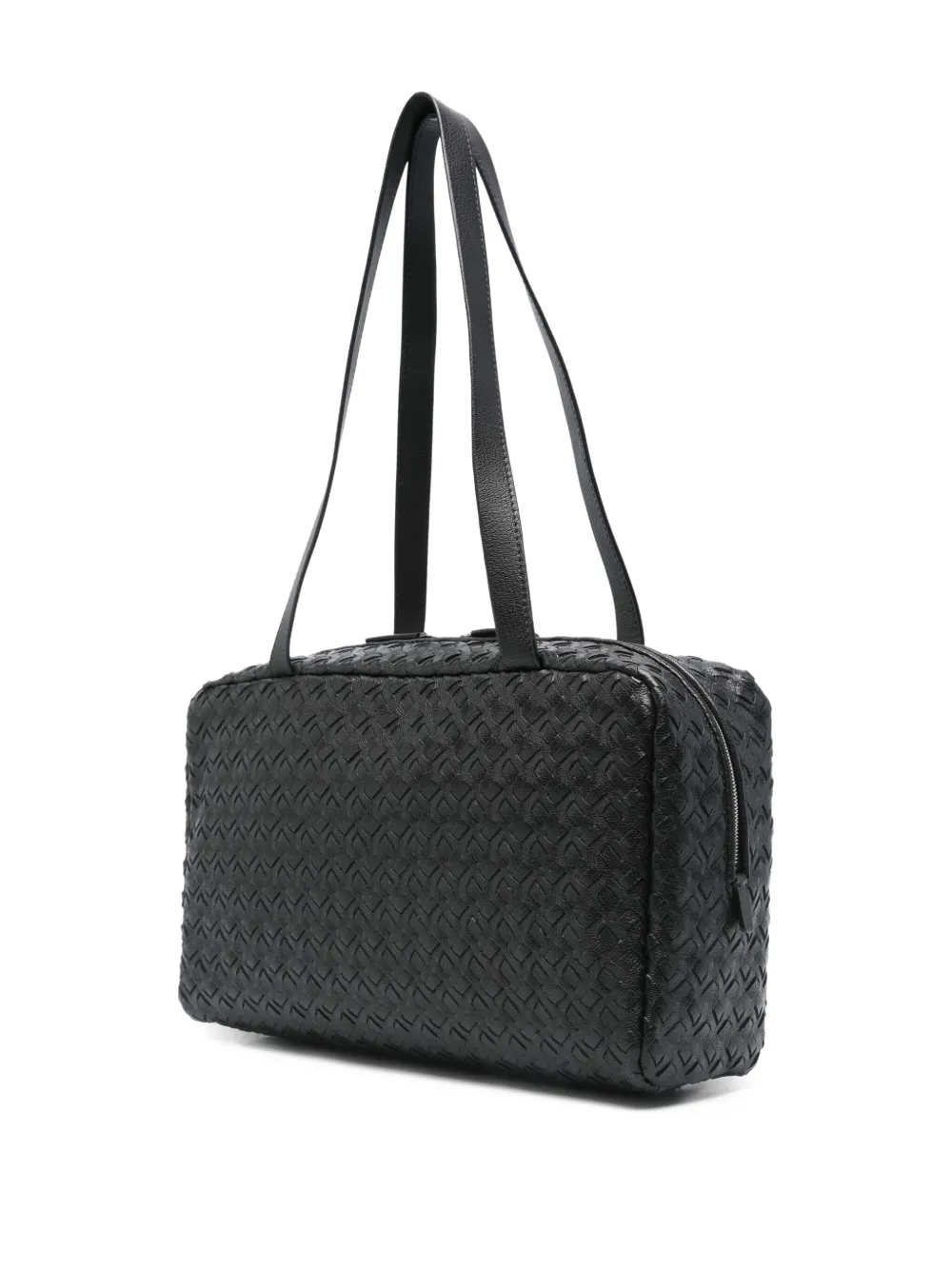 The Row Astra woven leather tote bag Zwart
