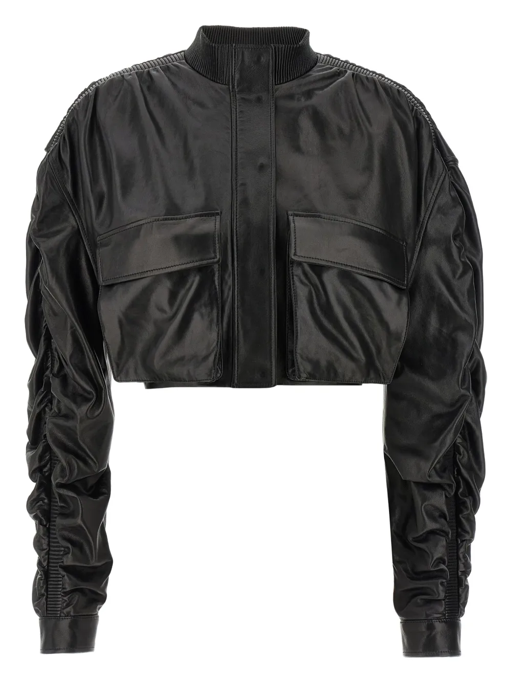 Giovanni Bedin nappa-leather jacket | Black | Image 1