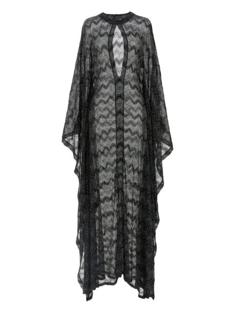 Missoni zig-zag knit maxi dress