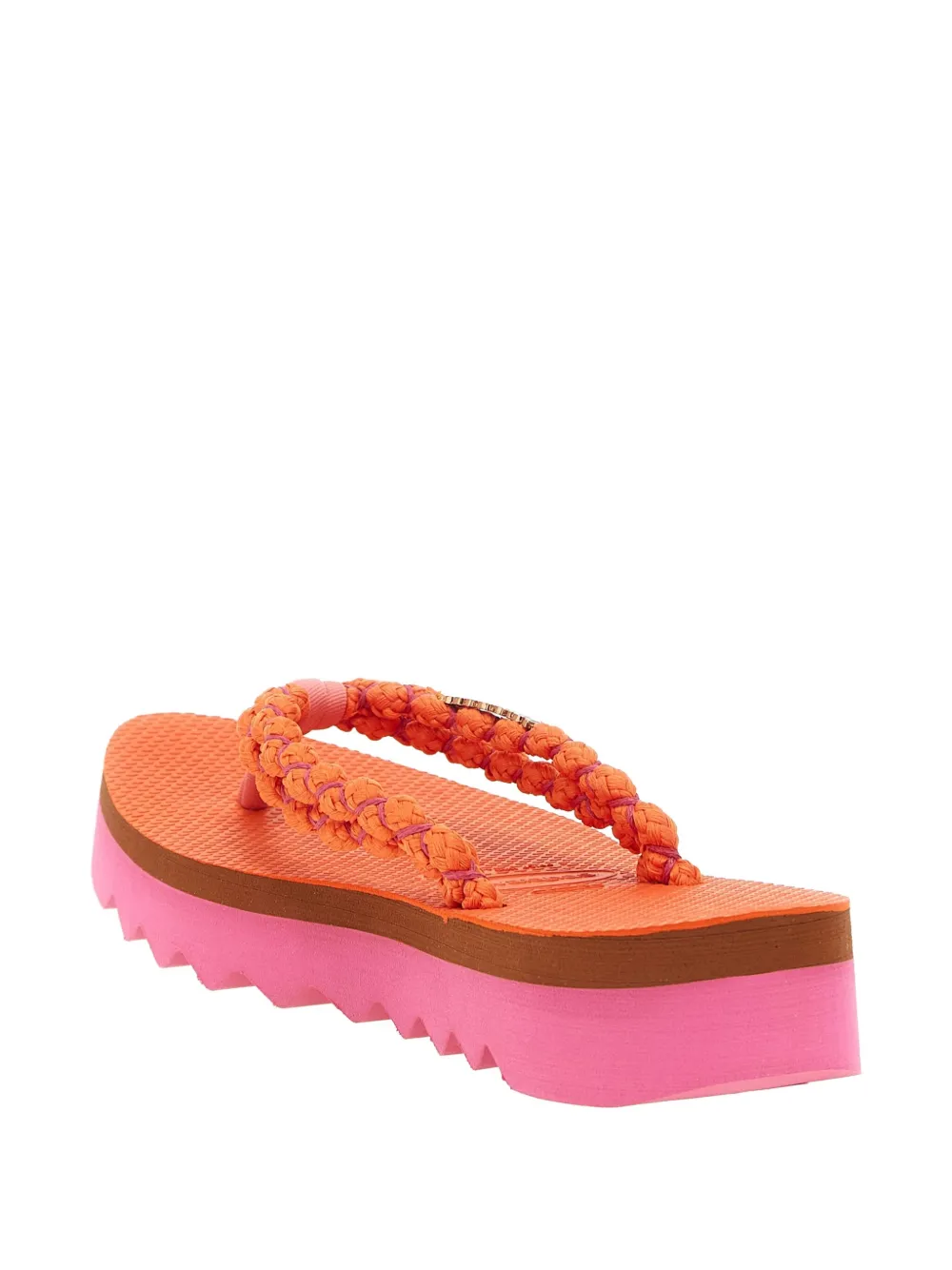 Havaianas Braided Platform Flip-flops In Orange