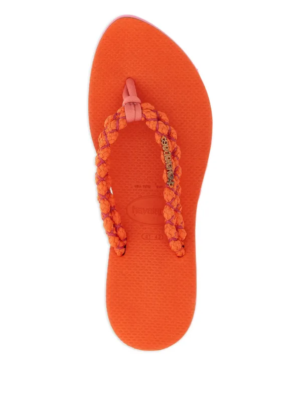 Havaianas Braided Platform flip-flops Orange FARFETCH PH