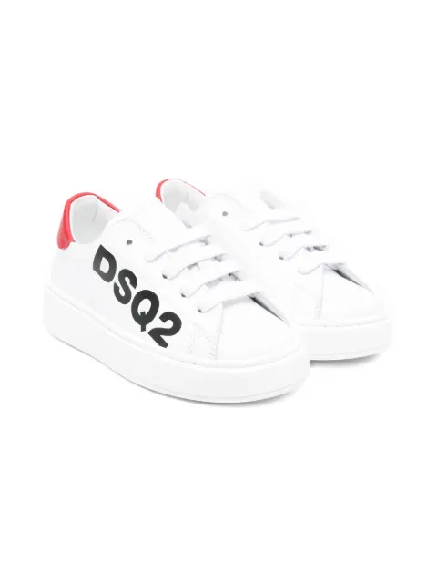DSQUARED2 KIDS logo-print lace-up sneakers