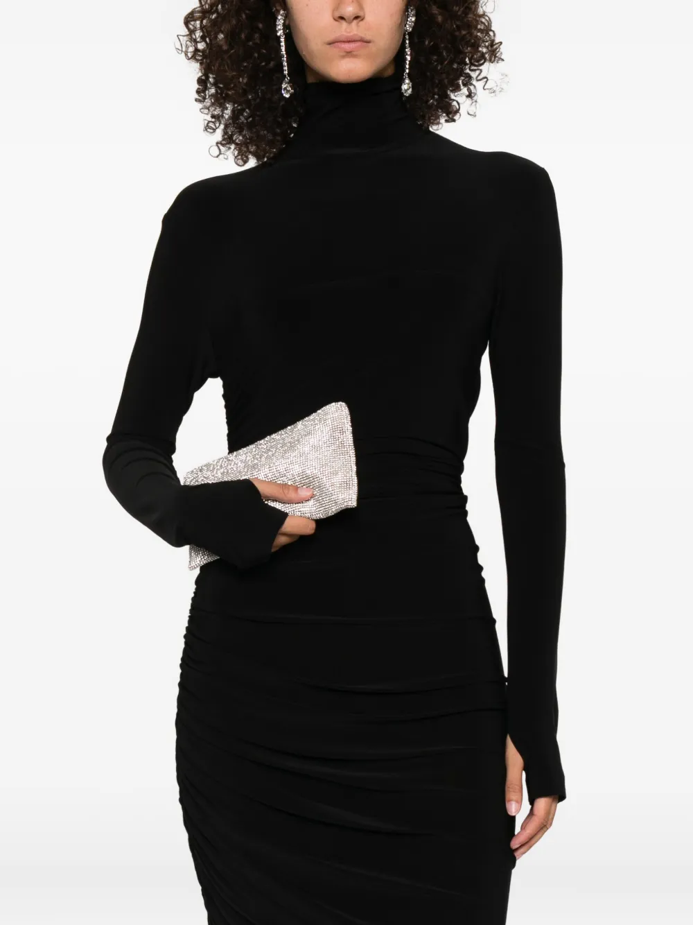 Benedetta Bruzziches La Petite Your Best Friend Clutch Bag In Gold