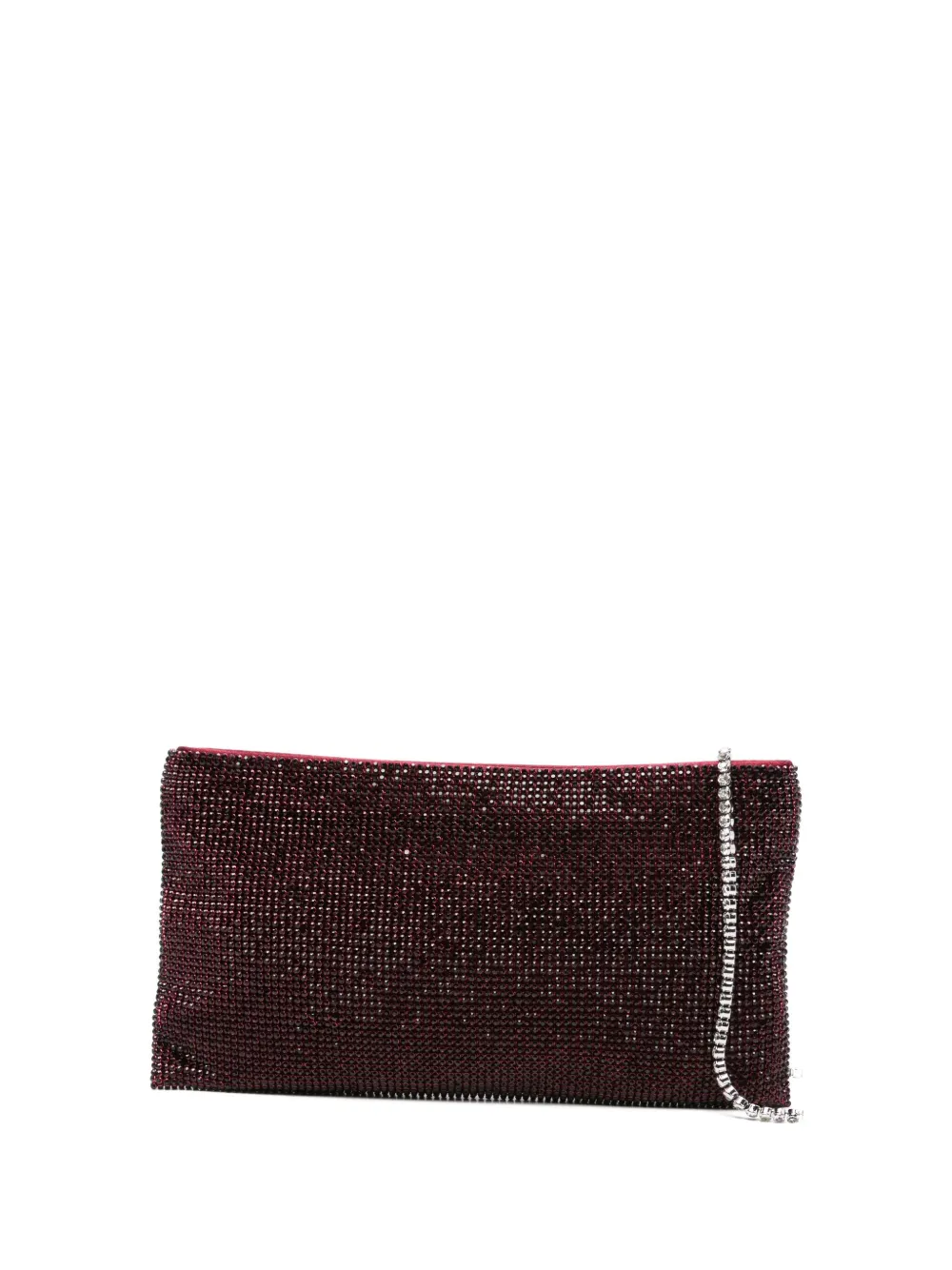 Benedetta Bruzziches La Petite Your Best Friend Clutch Bag In Red