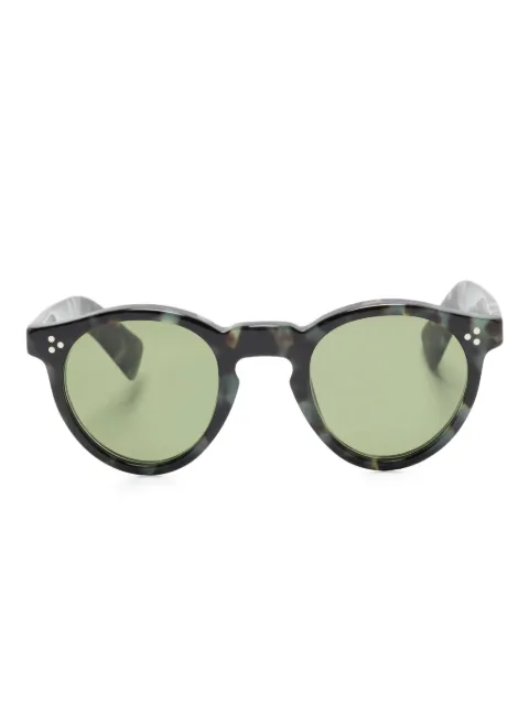 Lesca round-frame sunglasses