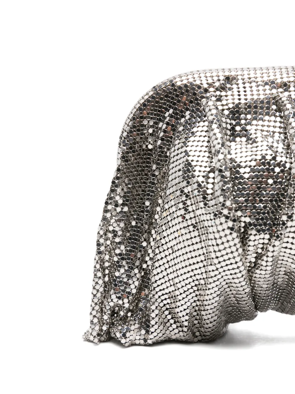 Benedetta Bruzziches Mini Chain-strap Clutch Bag In Silver