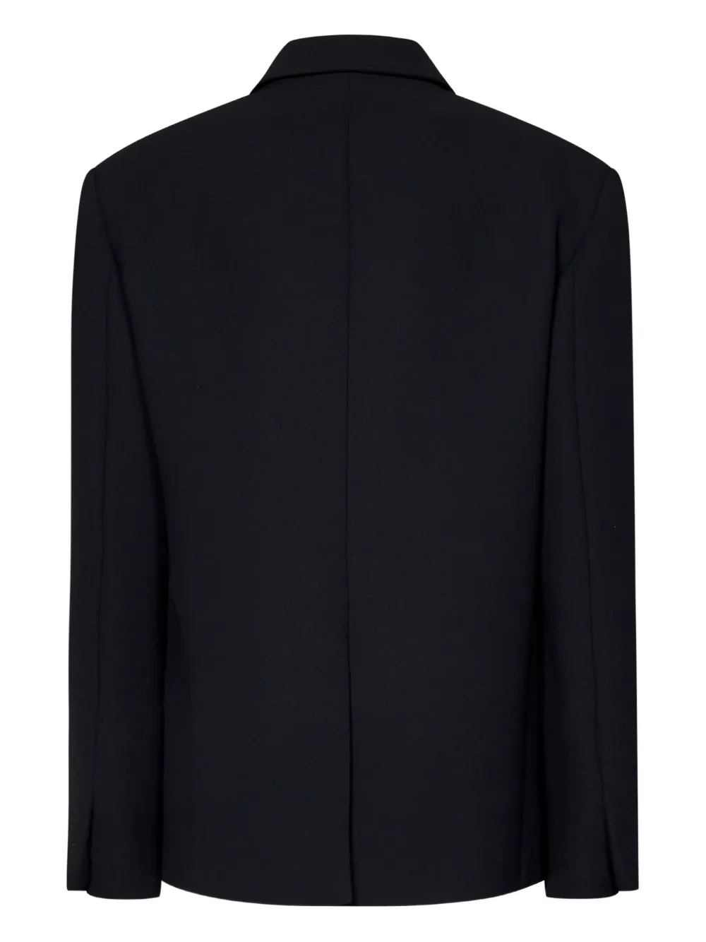 KHAITE Arnoll double-breasted coat Zwart