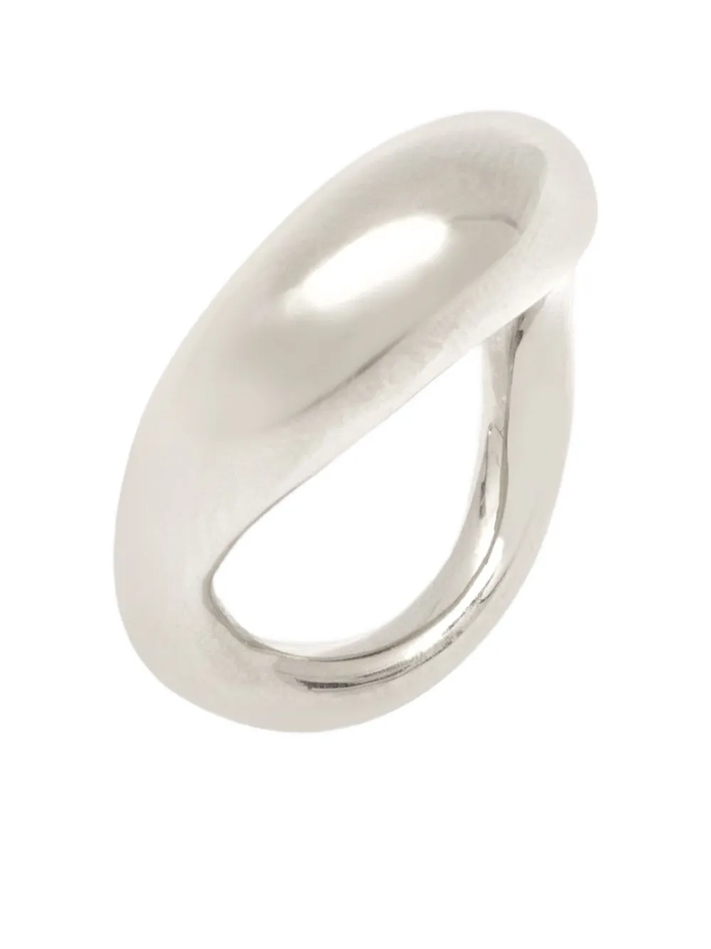 Charlotte Chesnais Lips silver ring - Argento