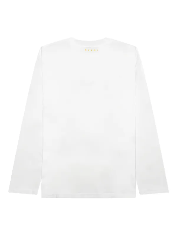 Marni グラフィック ロングTシャツ | ホワイト | FARFETCH JP