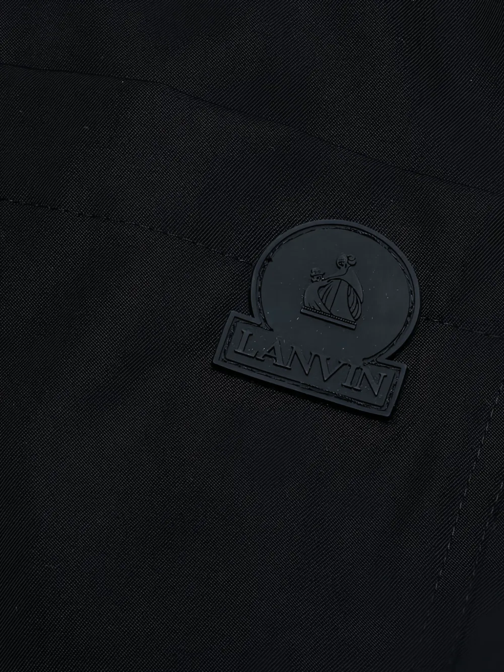 Lanvin Broek met trekkoord Zwart