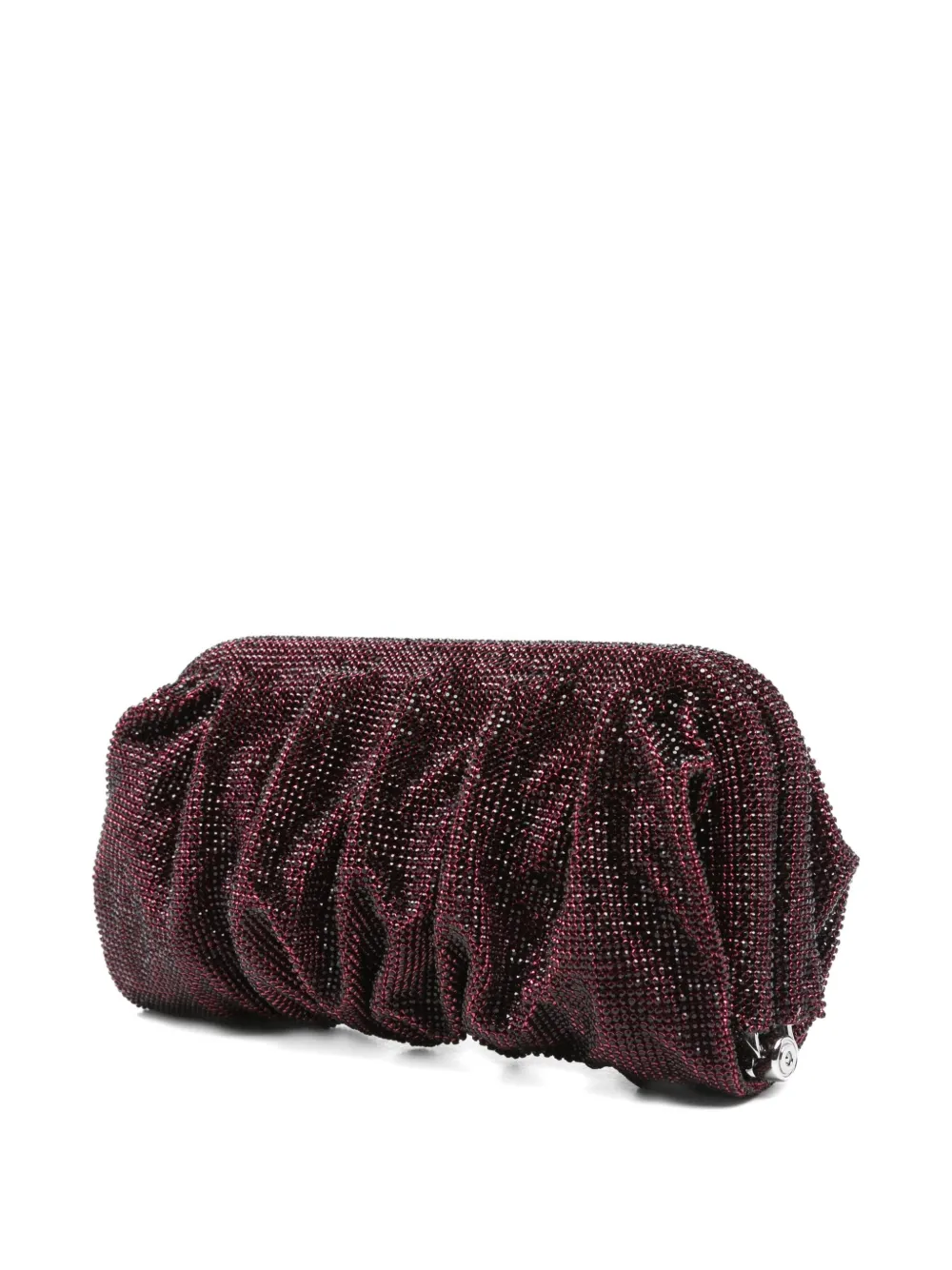 Benedetta Bruzziches Verfraaide gesmockte clutch Rood
