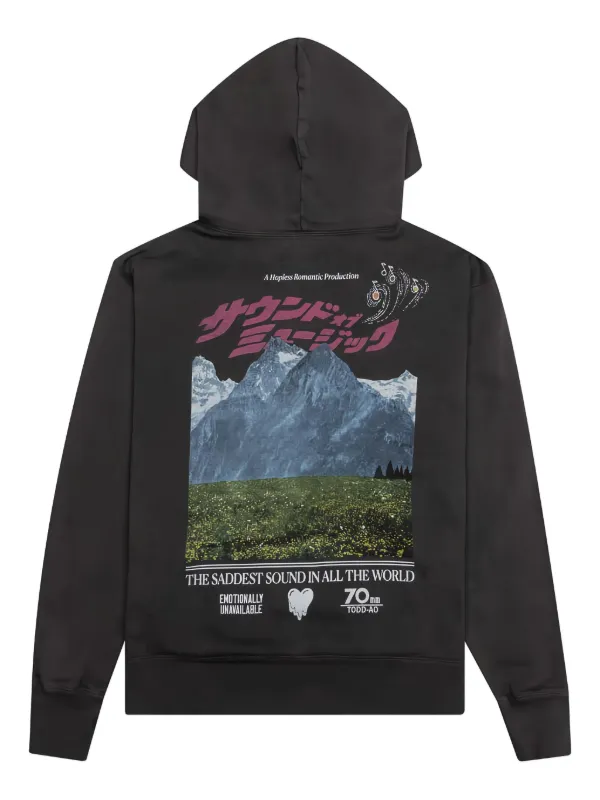 送料関税込み■EMOTIONALLY UNAVAILABLE■Saddest Sound Hoodie Emotionally Unavailable Saddest Sound Hoodie | Black