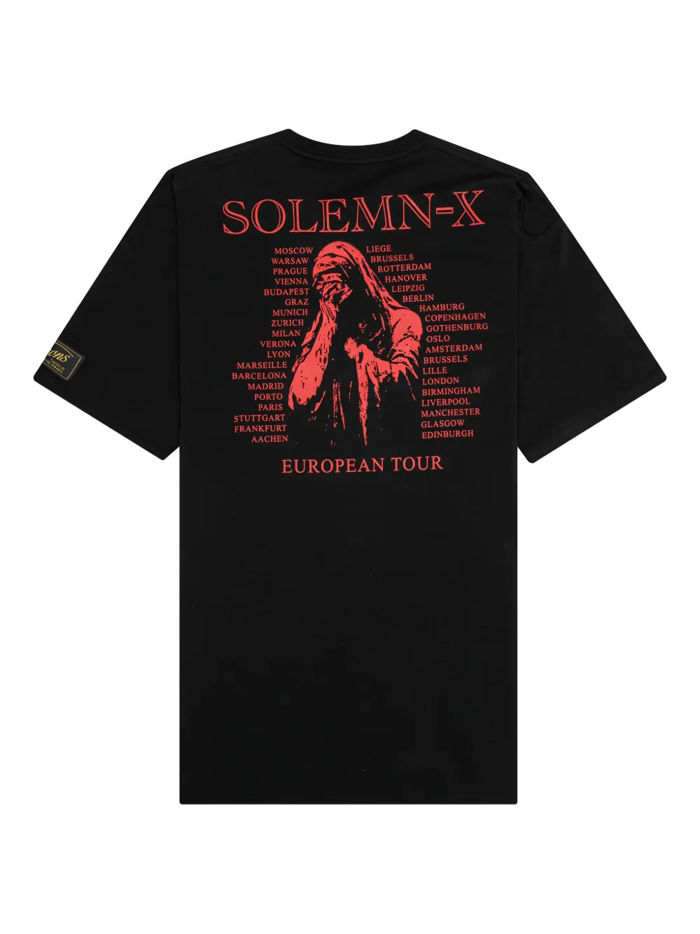 Raf Simons Soleman-X T-shirt met grafische print Zwart