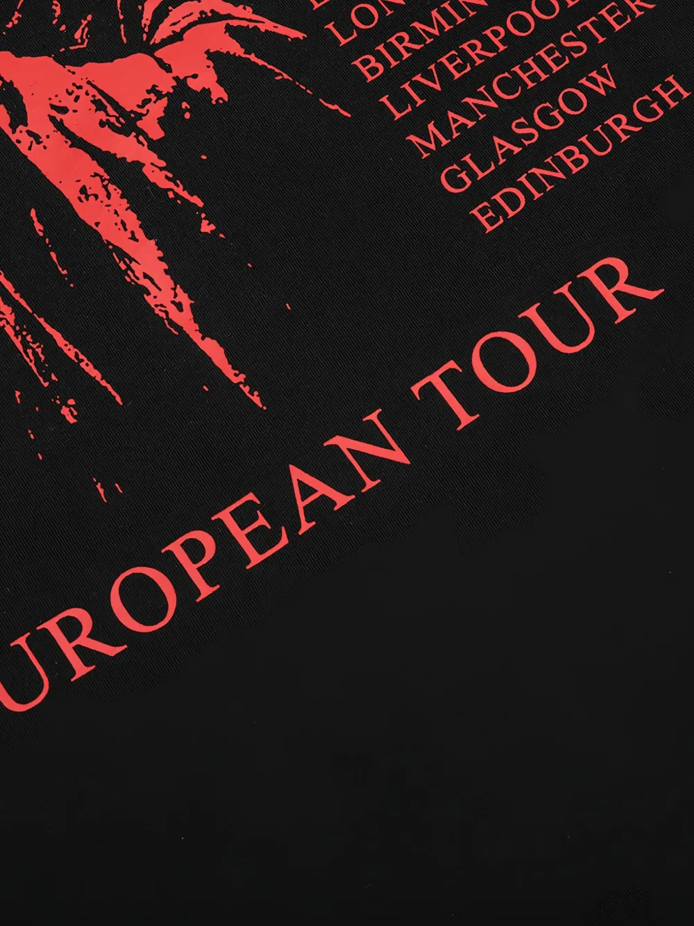 Raf Simons Soleman-X T-shirt met grafische print Zwart