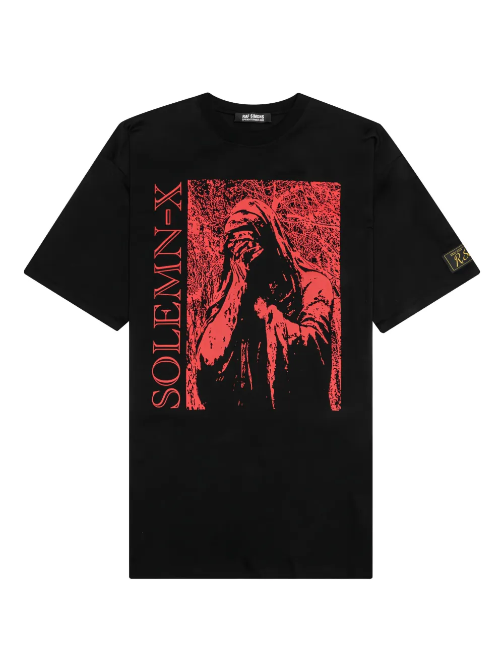 Raf Simons Solemn-X graphic T-shirt - ブラック Raf Simons Solemn-X graphic T-shirt - ブラック