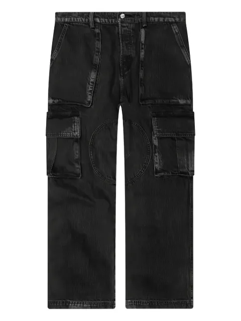 Nahmias logo-patch cargo jeans