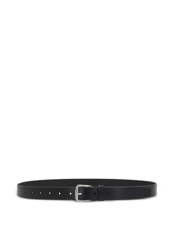 Ann Demeulemeester Willow Leather Belt in Black