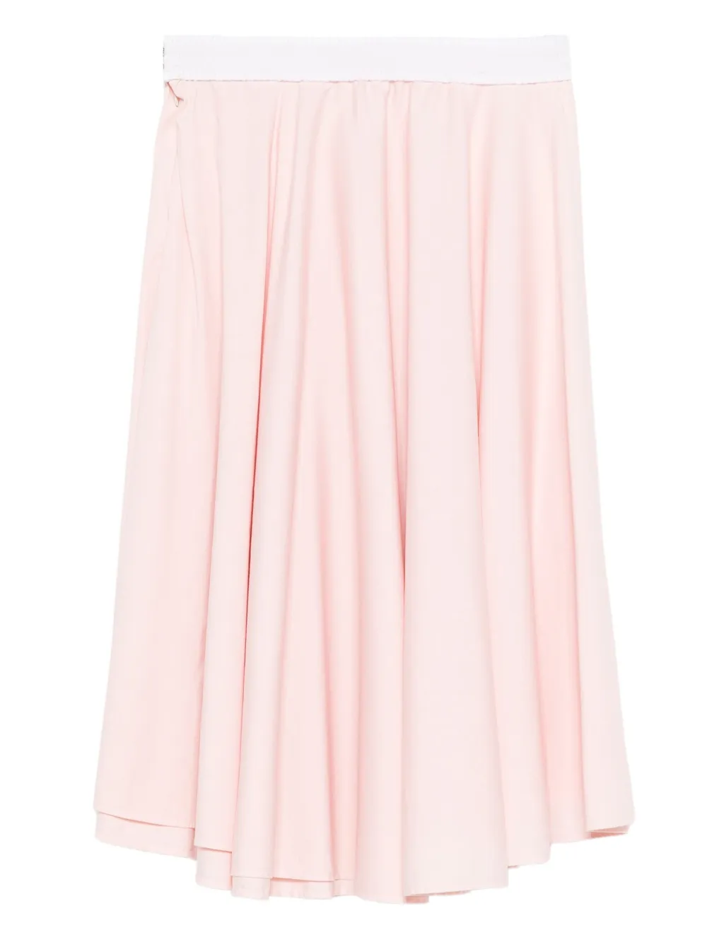 Pre-owned Prada 2000s Stretch-cotton Skirt In Pink