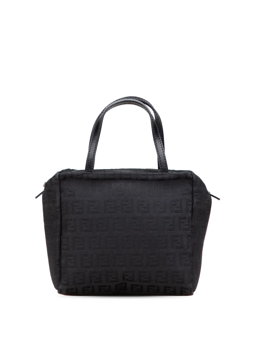 Fendi Pre-Owned 2000-2010 Mini Zucchino Canvas handbag - ブラック Fendi Pre-Owned 2000-2010 Mini Zucchino Canvas handbag - ブラック