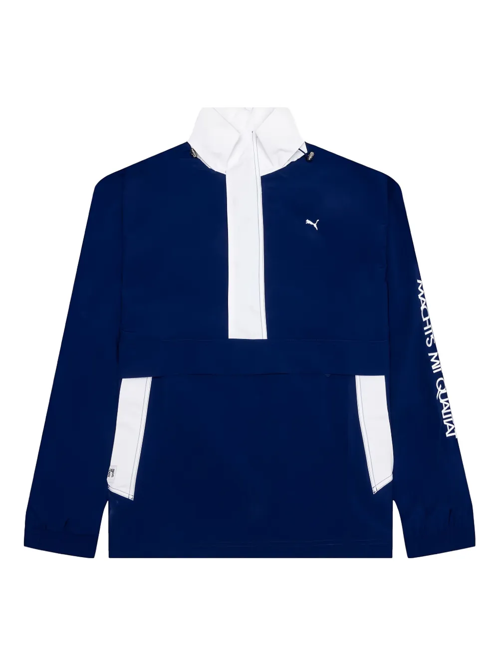 PUMA Poloshirt met vlakken Blauw