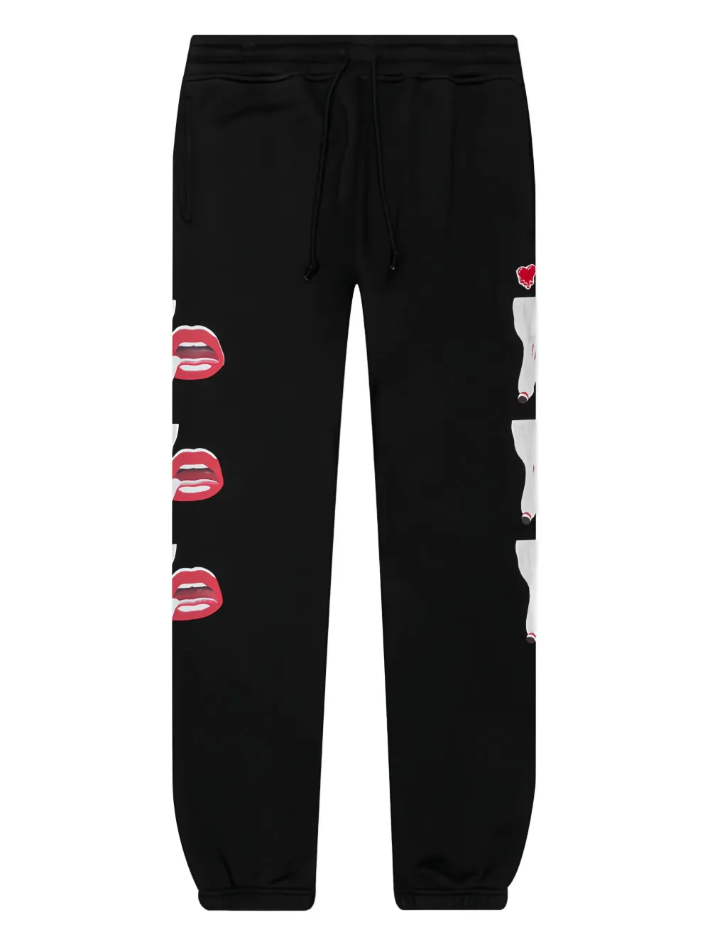 Emotionally Unavailable x Tom Wesselmann Smoking Lips track pants - Emotionally Unavailable x Tom Wesselmann Smoking Lips track pants -