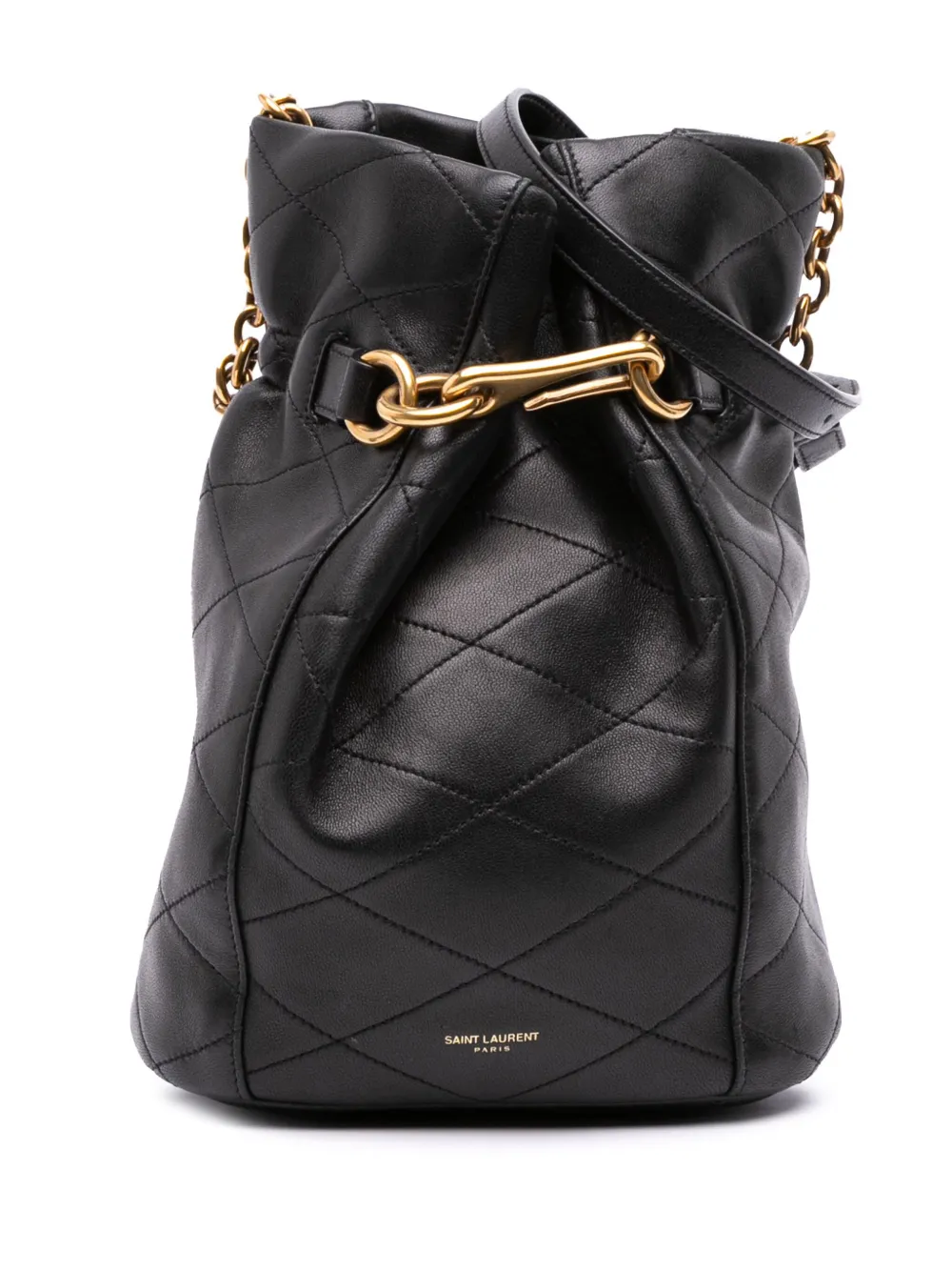 Saint Laurent Pre-Owned 2021 Lambskin Le Maillon Hook bucket bag - Saint Laurent Pre-Owned 2021 Lambskin Le Maillon Hook bucket bag -