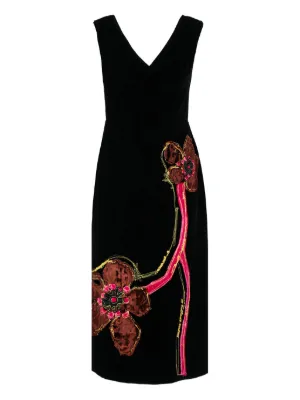 elegant prom nails for black dress Lace-Up Open-Back Long Black Prom Dress with Glitter Black / 2 main image 1