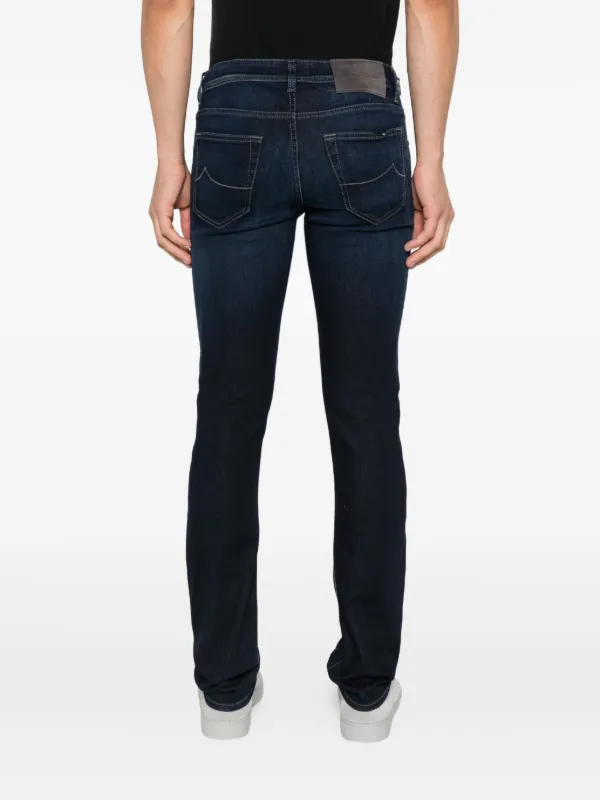 Jacob Cohën logo-plaque Jeans | Blue | FARFETCH